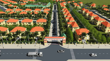 Dự án khu biệt thự Thiên TânProjet de la cité de villa Thien Tan