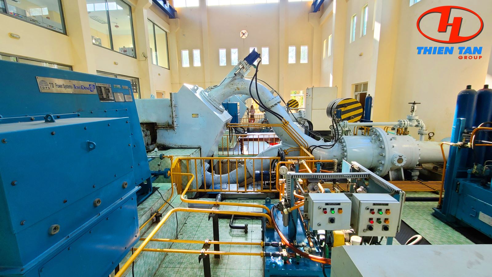 Salle des machines - vue rapprochée