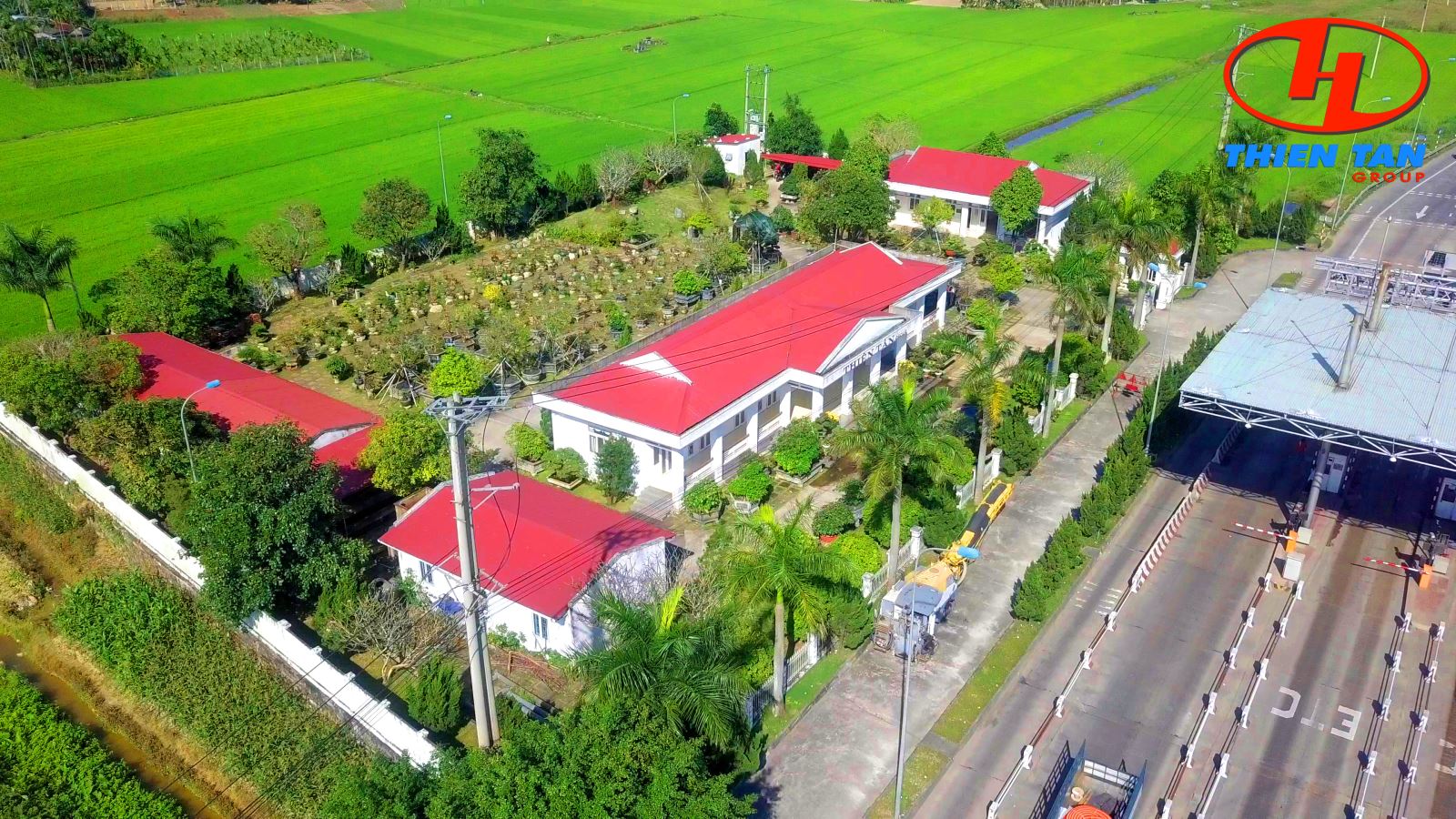 Bureau administratif de la station de péage Thien Tan Group